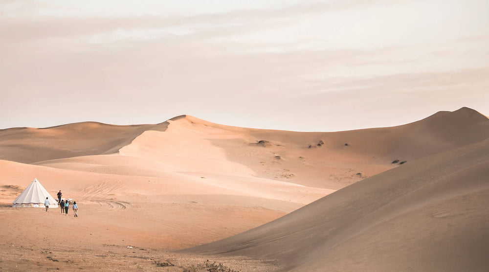Through the Moroccan sand dunes