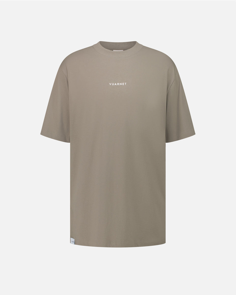 KHAKI MEN'S OVERSIZED T-SHIRT