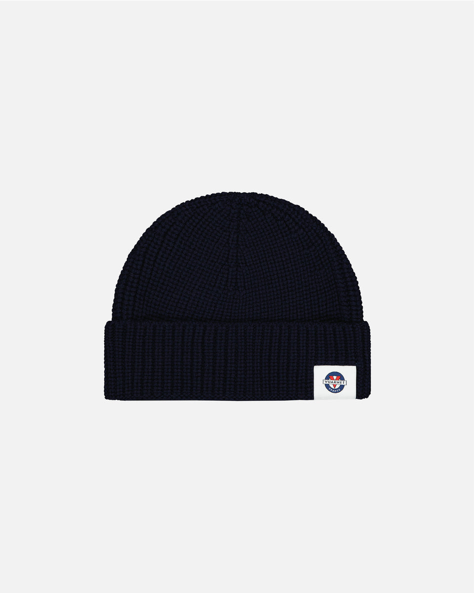 NAVY MERINOS BEANIE