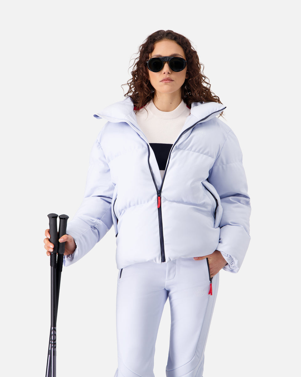 LIGHT BLUE WOMEN'S HEAVY PUFFER