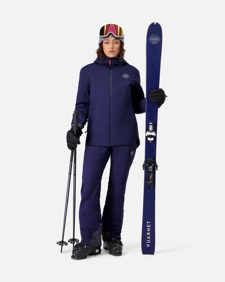 NAVY WOMEN'S INSULATED SKI PANTS