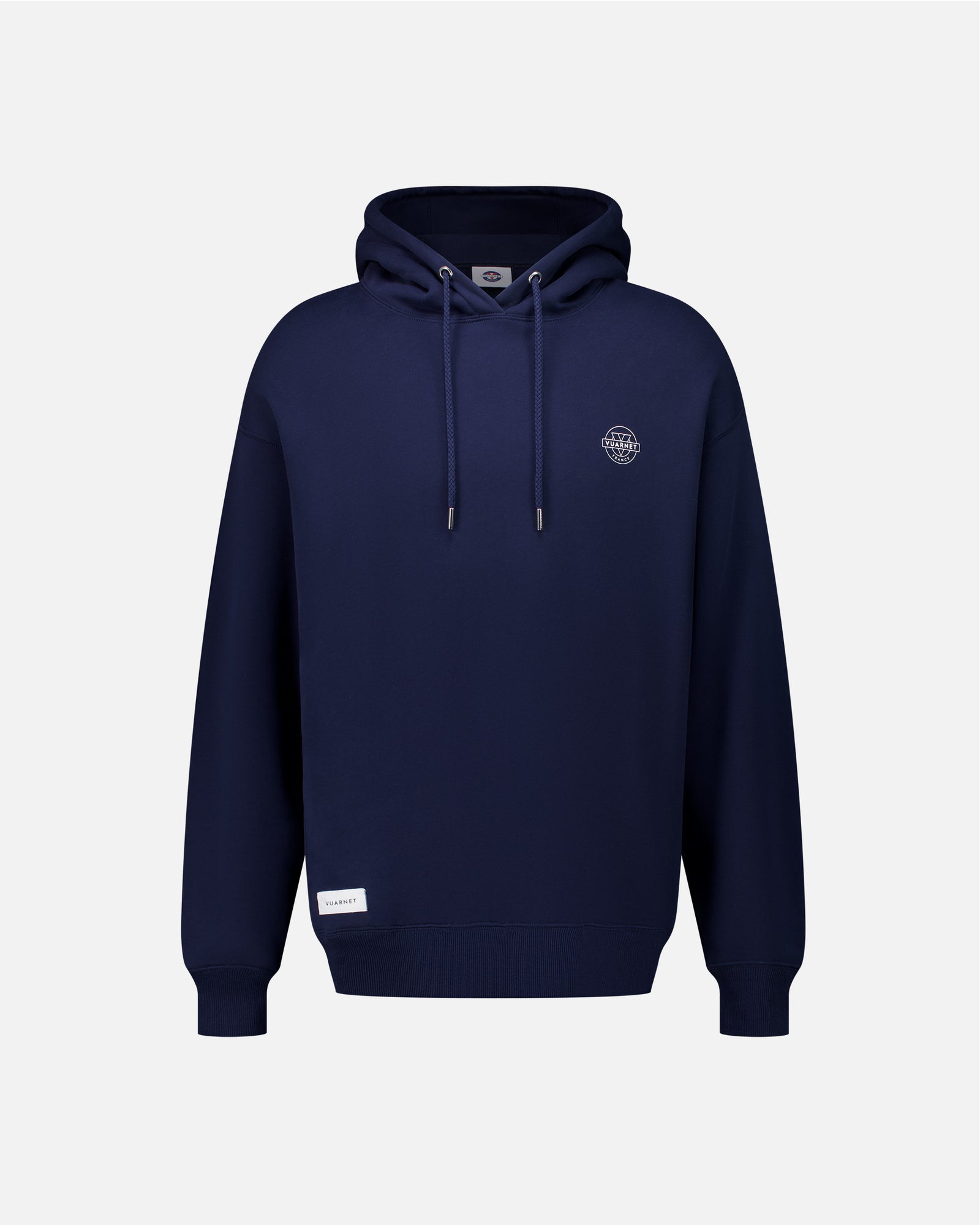 NAVY BLUE MEN'S HOODIE LOGO SKIER