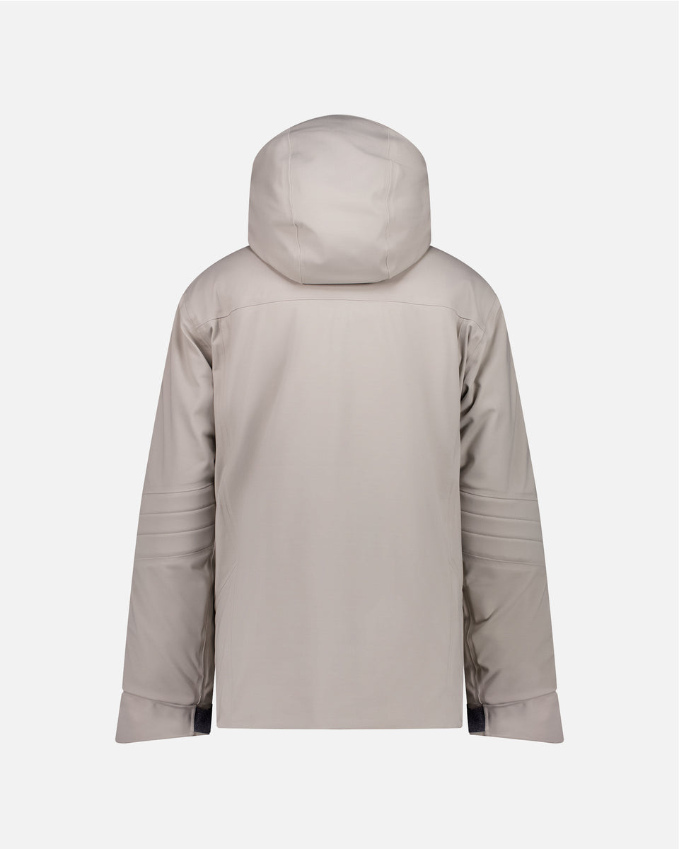 BEIGE MEN'S INSULATED JACKET