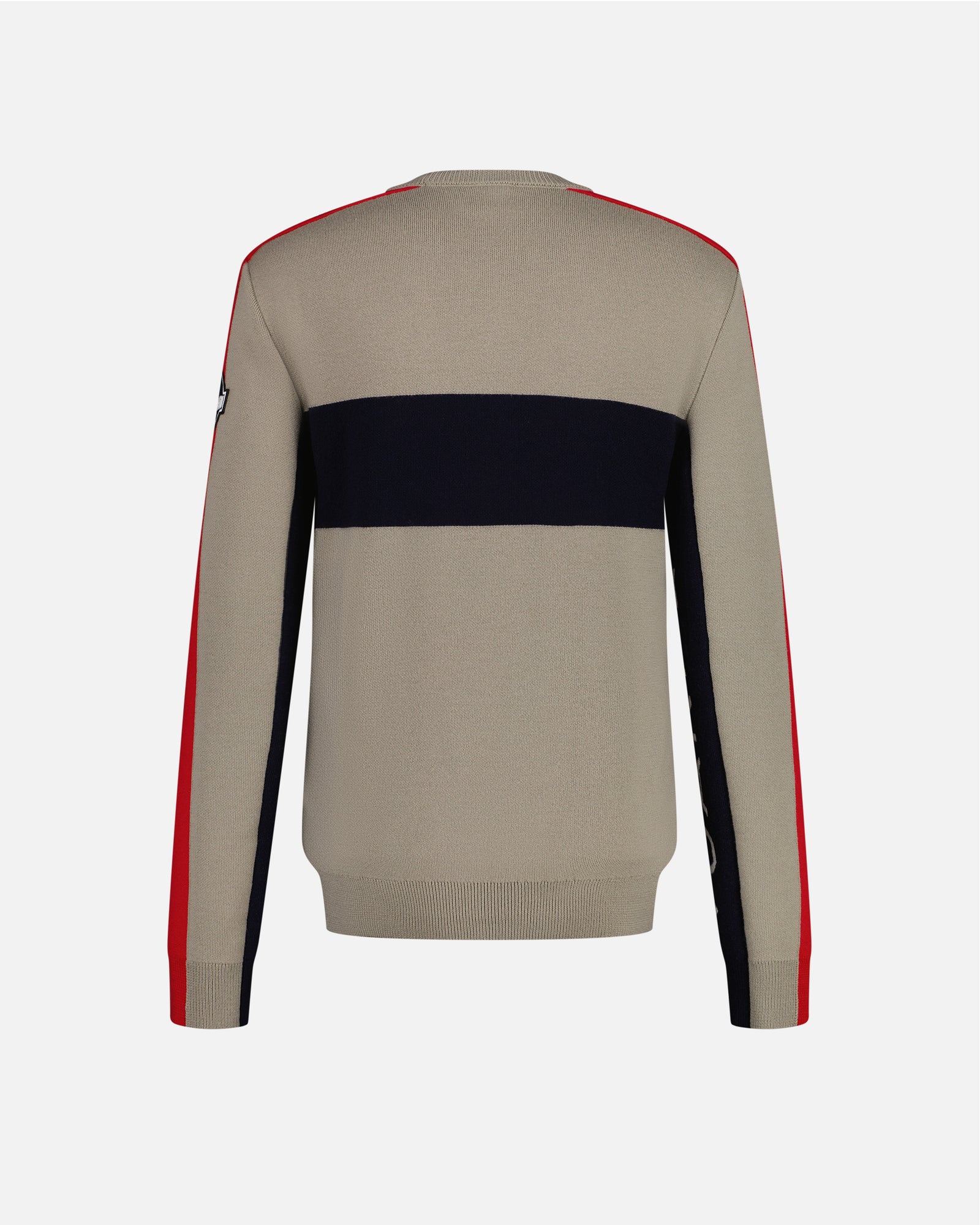 BEIGE/NAVY MEN'S RACING PULLOVER