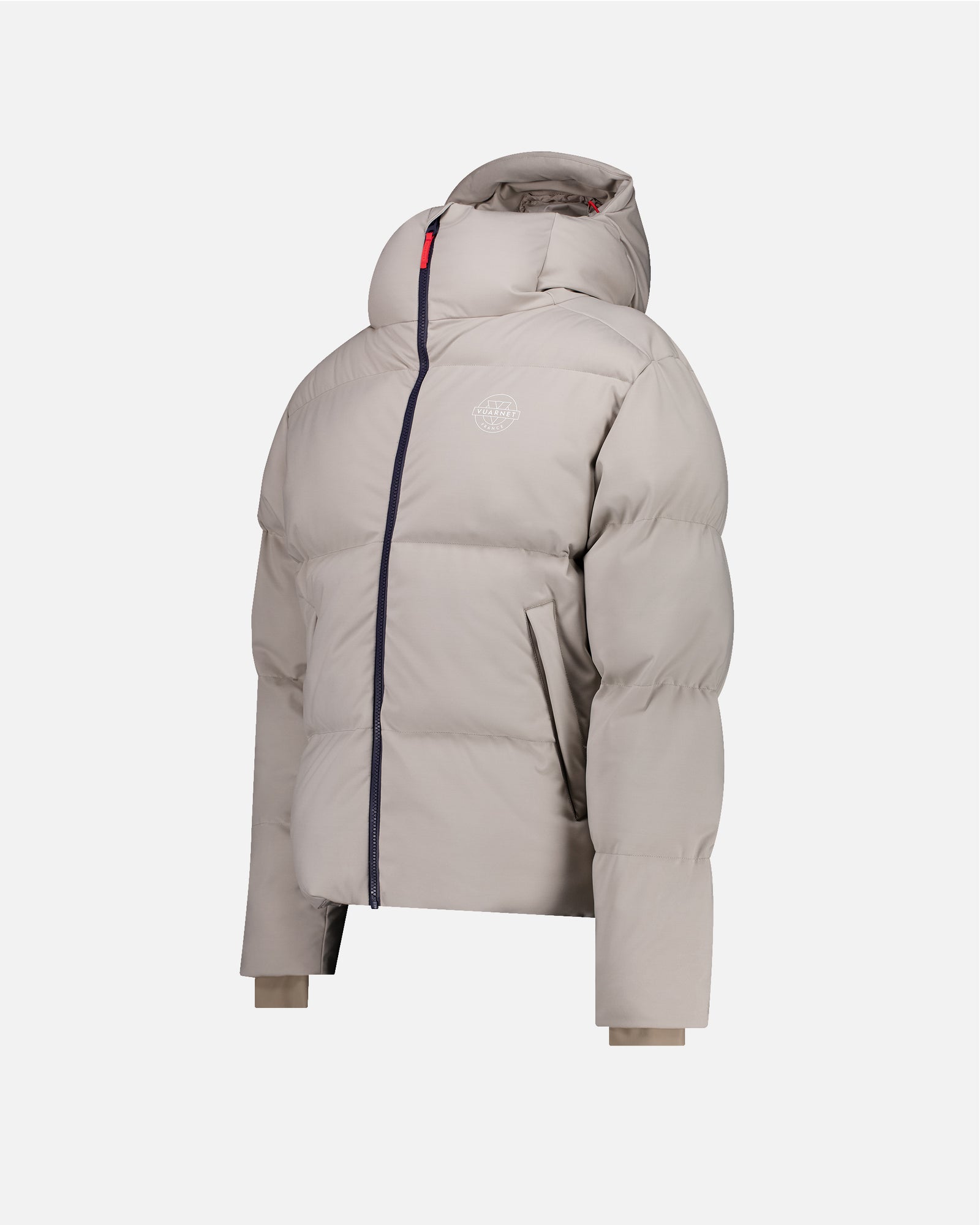 BEIGE MEN'S HEAVY PUFFER