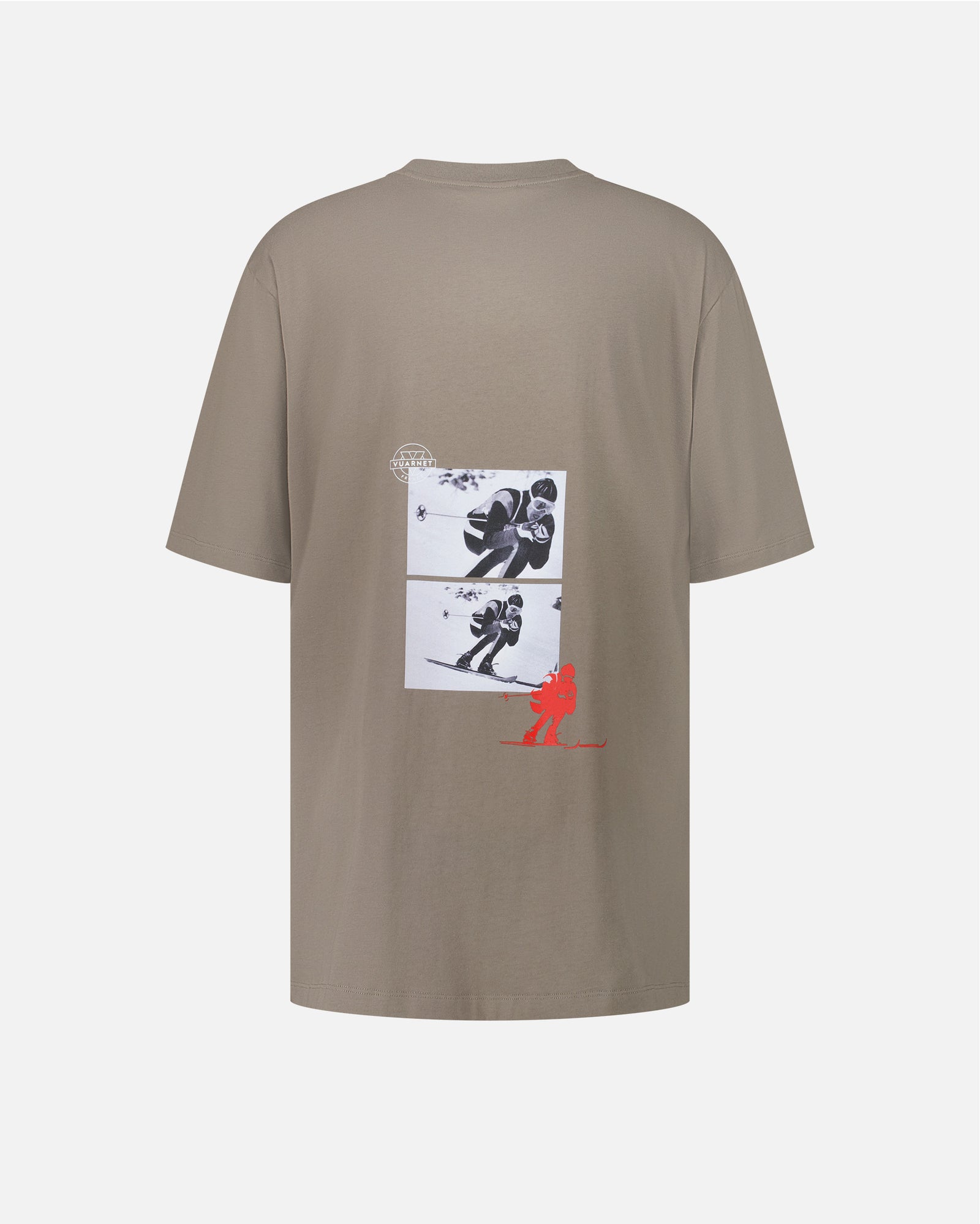 KHAKI MEN'S OVERSIZED T-SHIRT