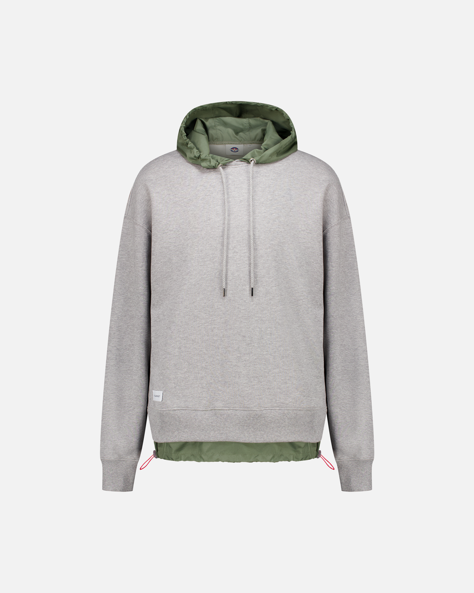MEN'S NYLON HOOD SWEATSHIRT