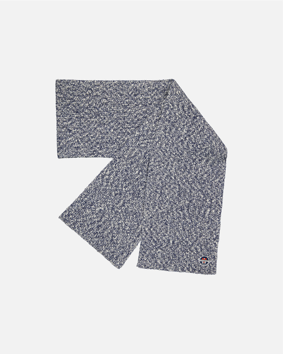 TWO-TONE NAVY/WHITE SCARF