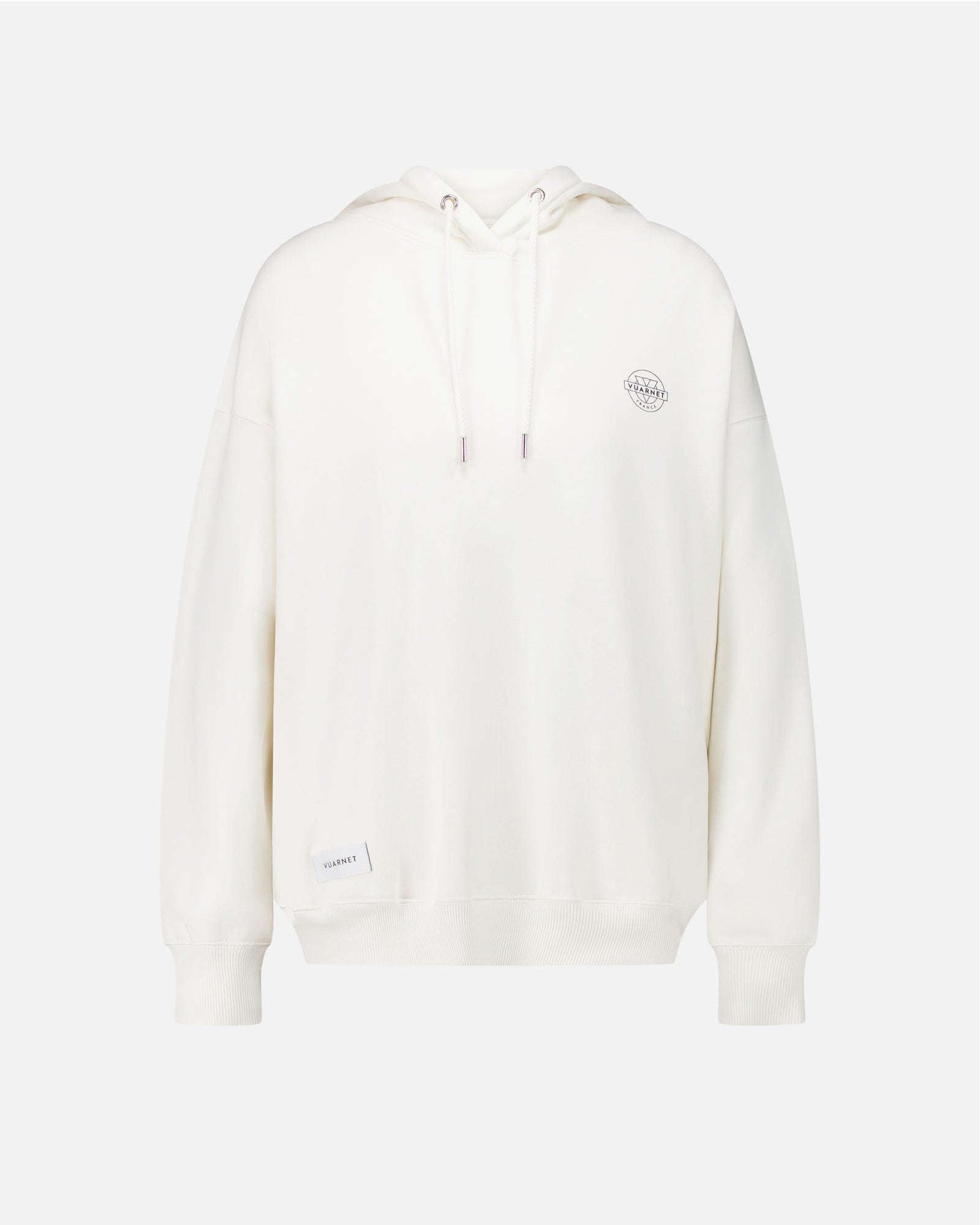 WHITE WOMEN'S HOODIE LOGO SKIER