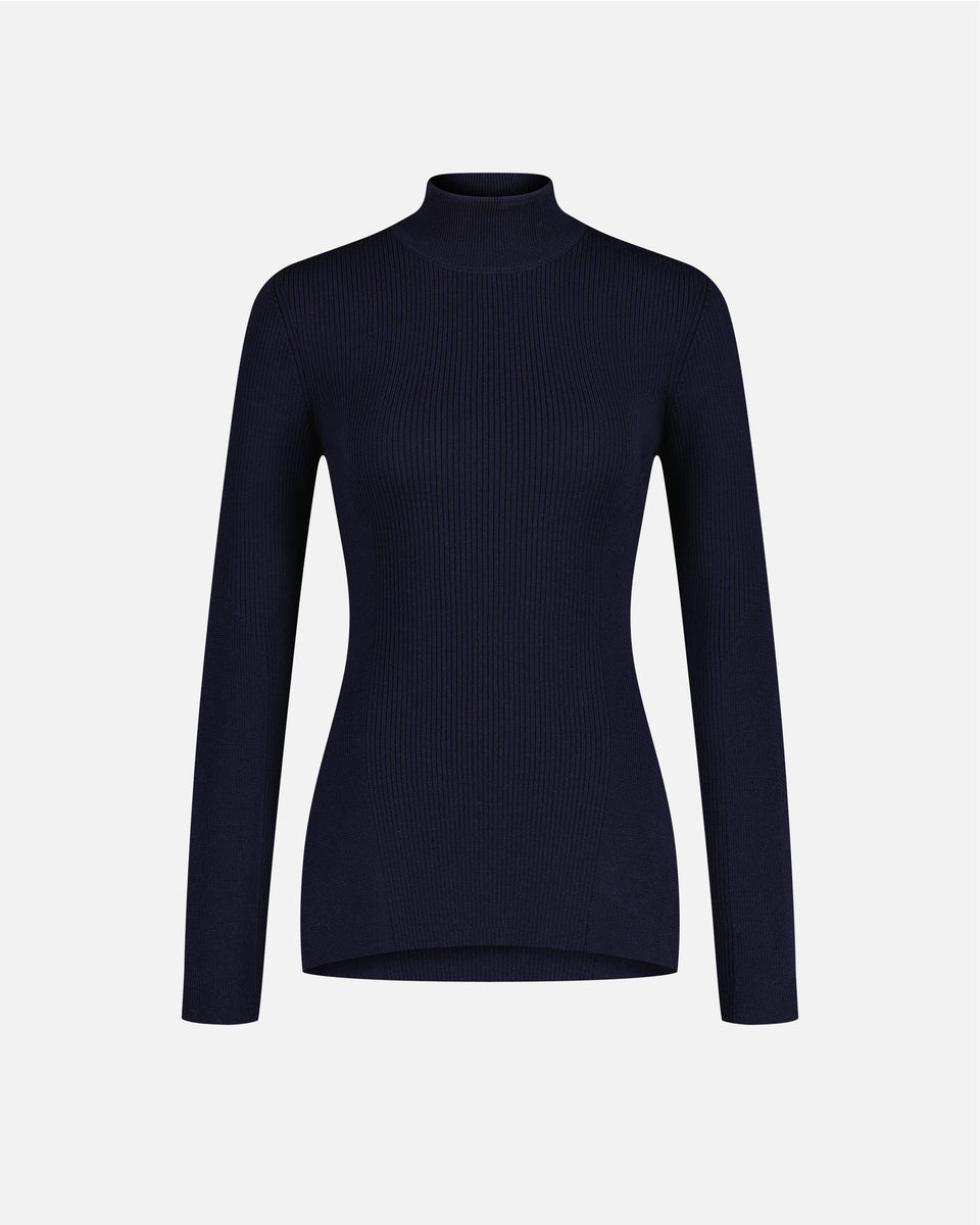NAVY BLUE WOMEN'S MERINOS PULLOVER