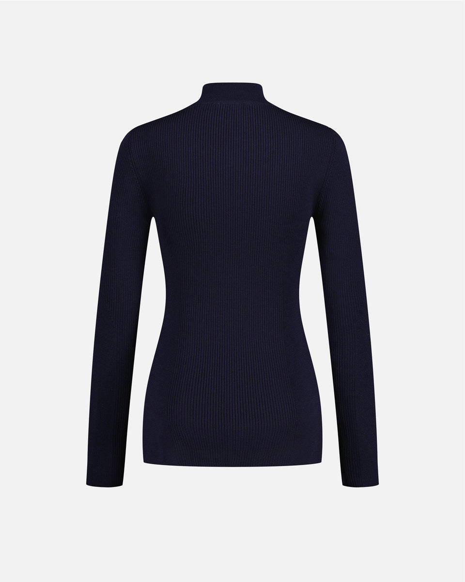 NAVY BLUE WOMEN'S MERINOS PULLOVER