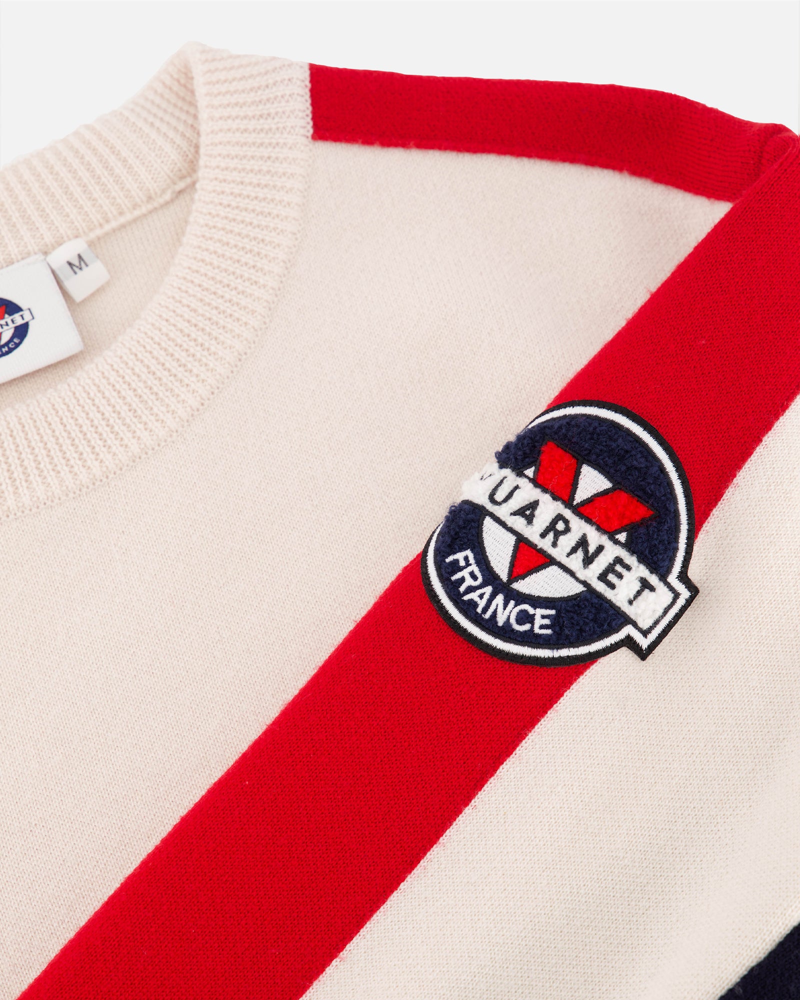 WHITE/NAVY/RED WOMEN'S RACING PULLOVER