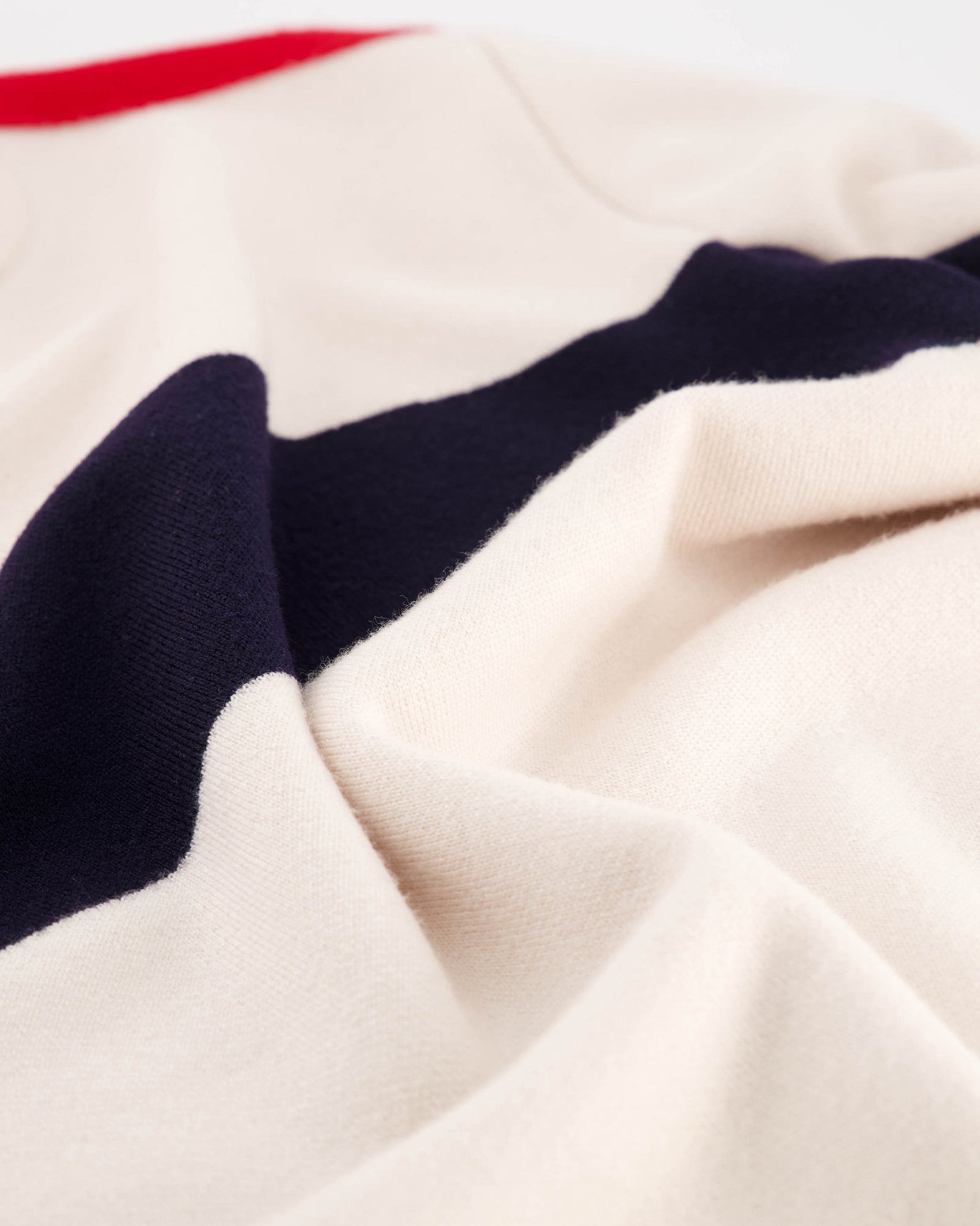 WHITE/NAVY/RED WOMEN'S RACING PULLOVER