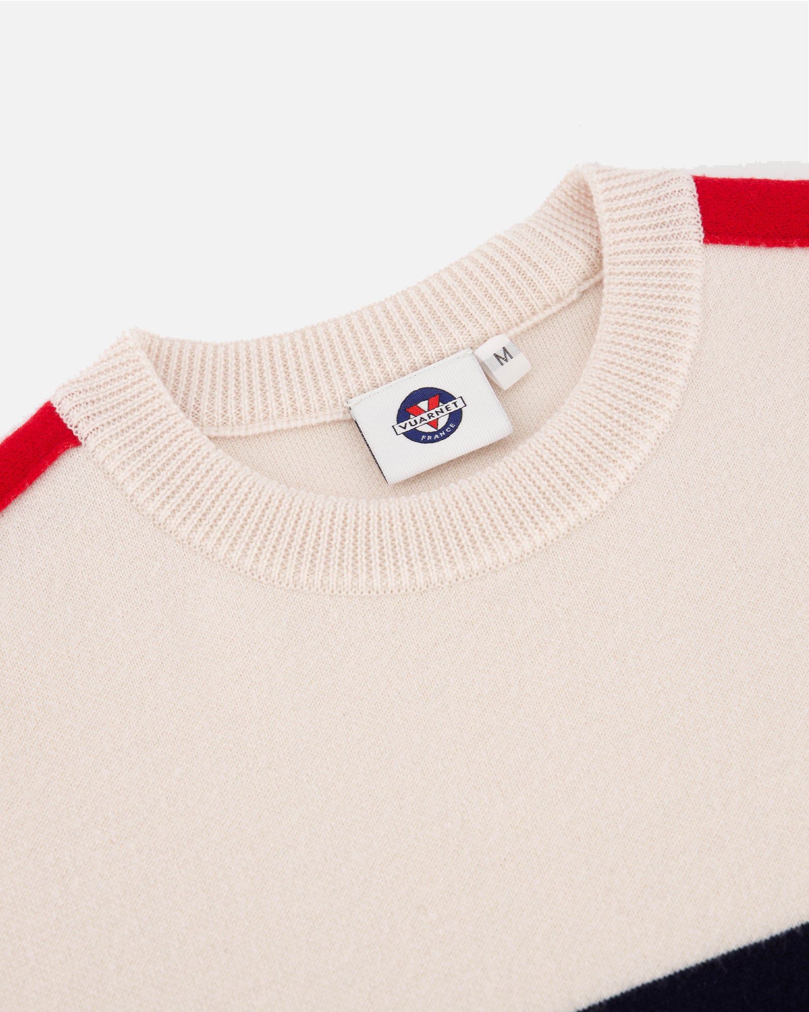WHITE/NAVY/RED WOMEN'S RACING PULLOVER