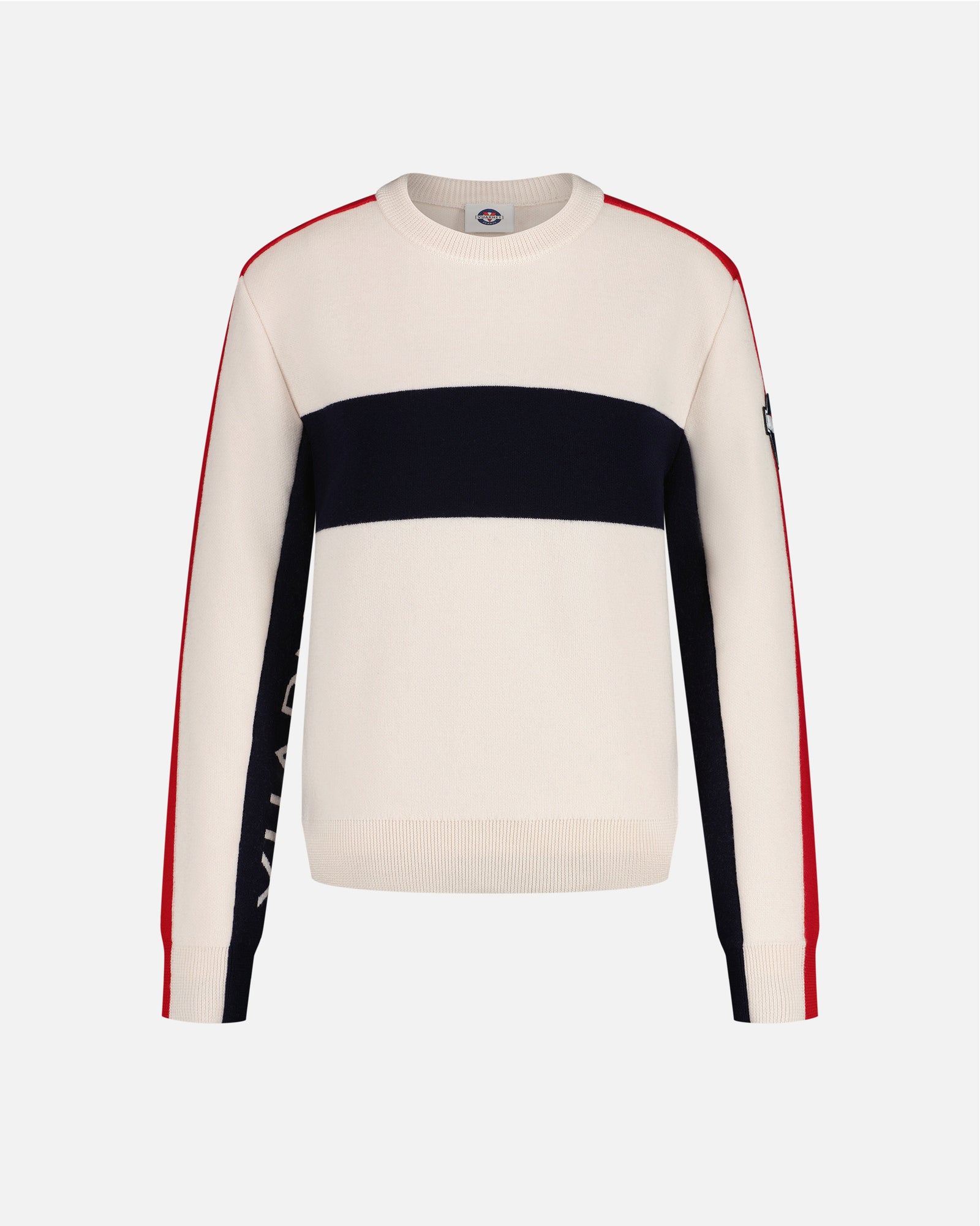 WHITE/NAVY/RED WOMEN'S RACING PULLOVER