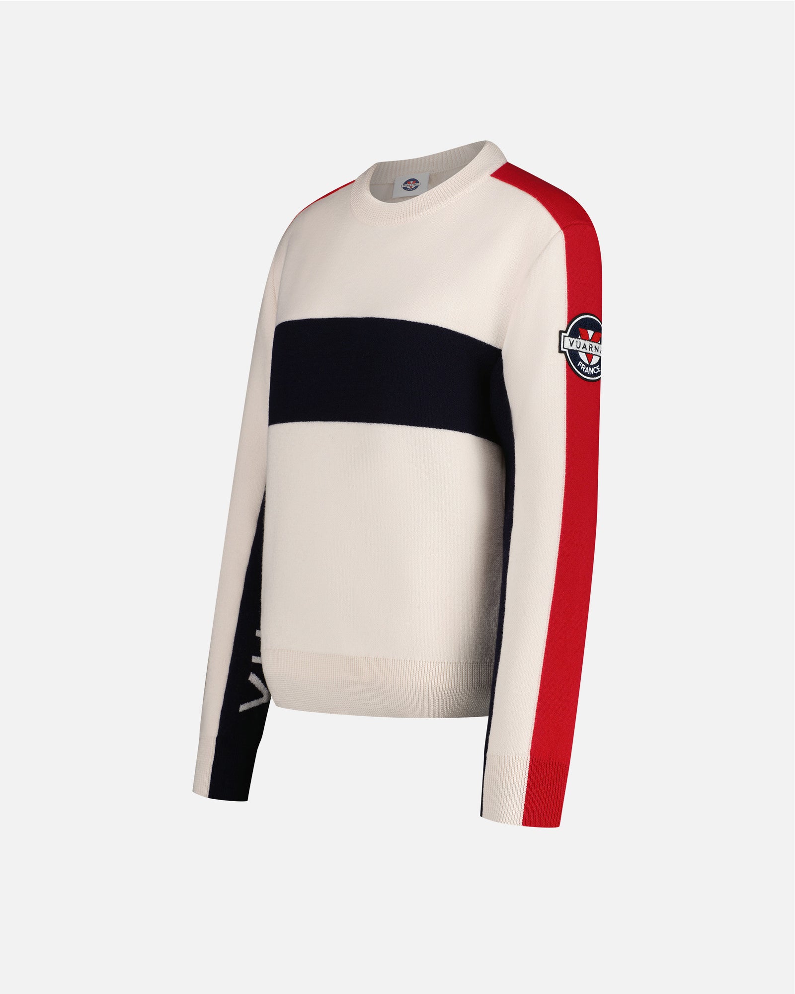 WHITE/NAVY/RED WOMEN'S RACING PULLOVER