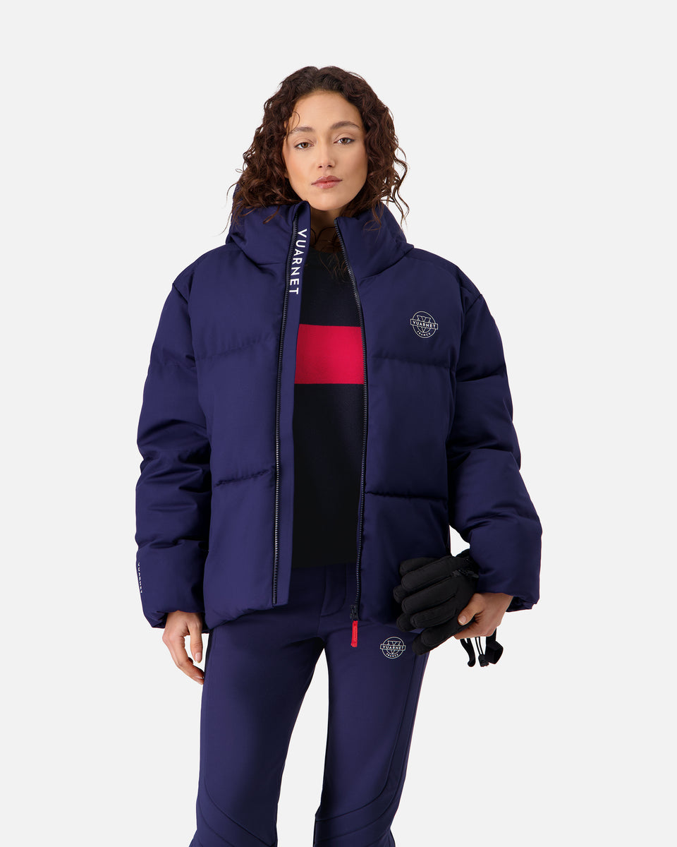 NAVY BLUE WOMEN'S HEAVY PUFFER