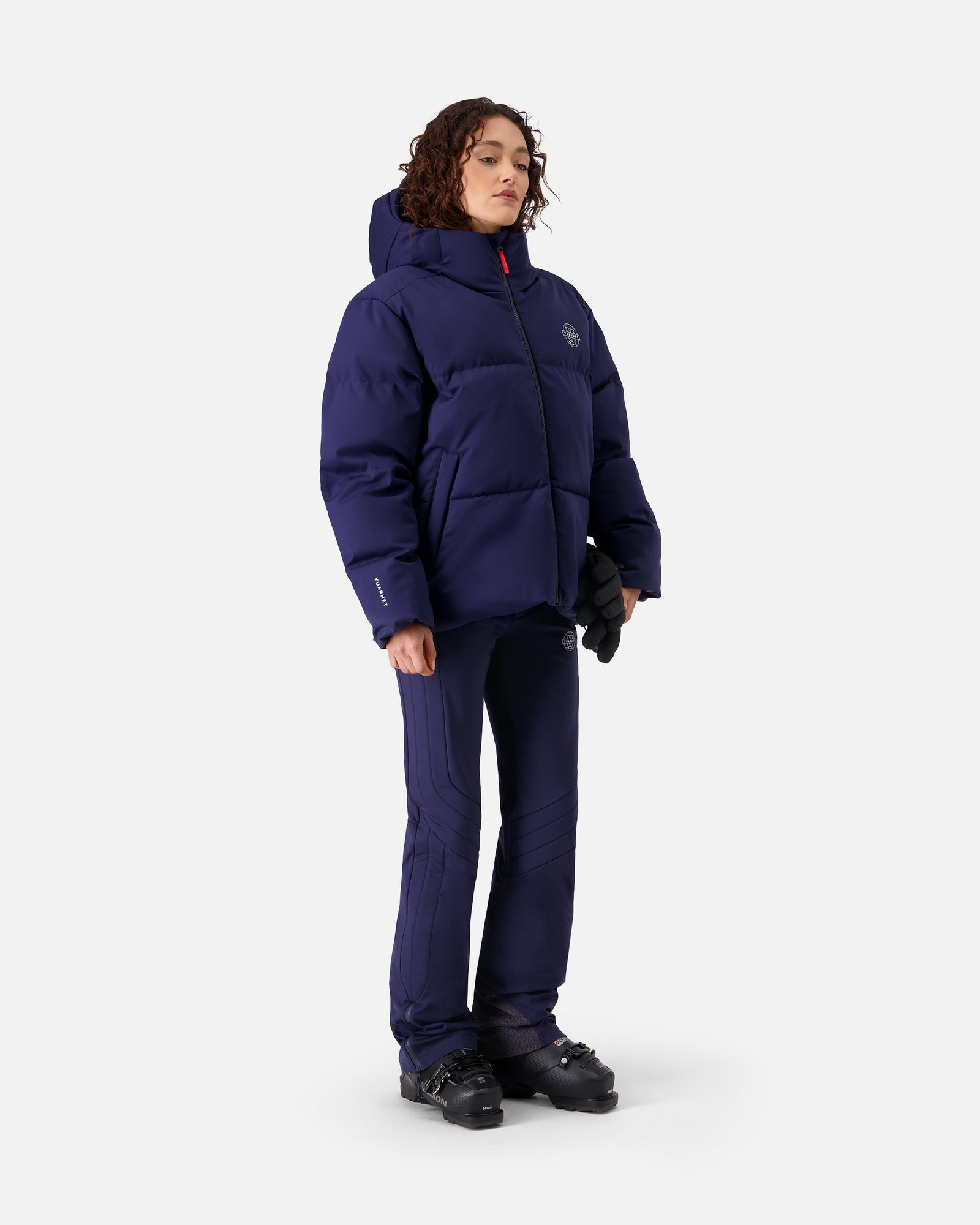 NAVY BLUE WOMEN'S HEAVY PUFFER