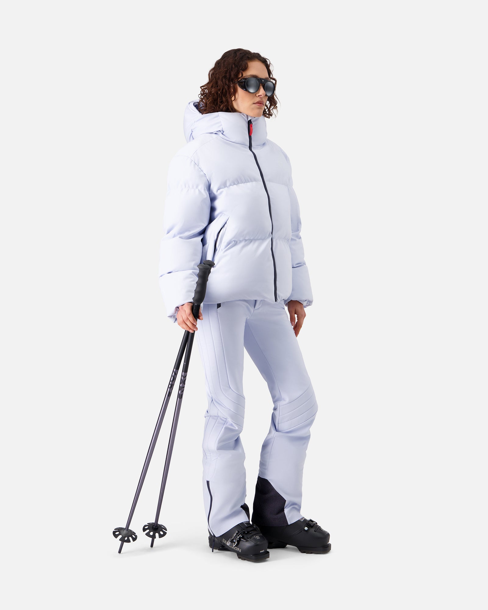 LIGHT BLUE WOMEN'S HEAVY PUFFER