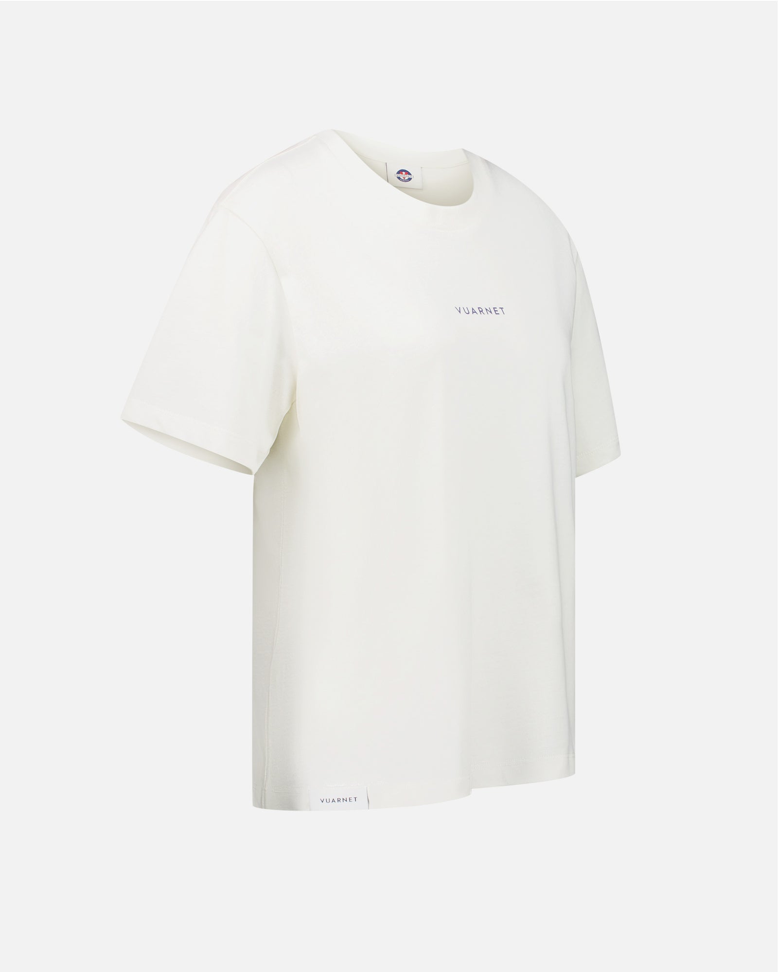 WHITE WOMEN'S T-SHIRT LOGO SKIER