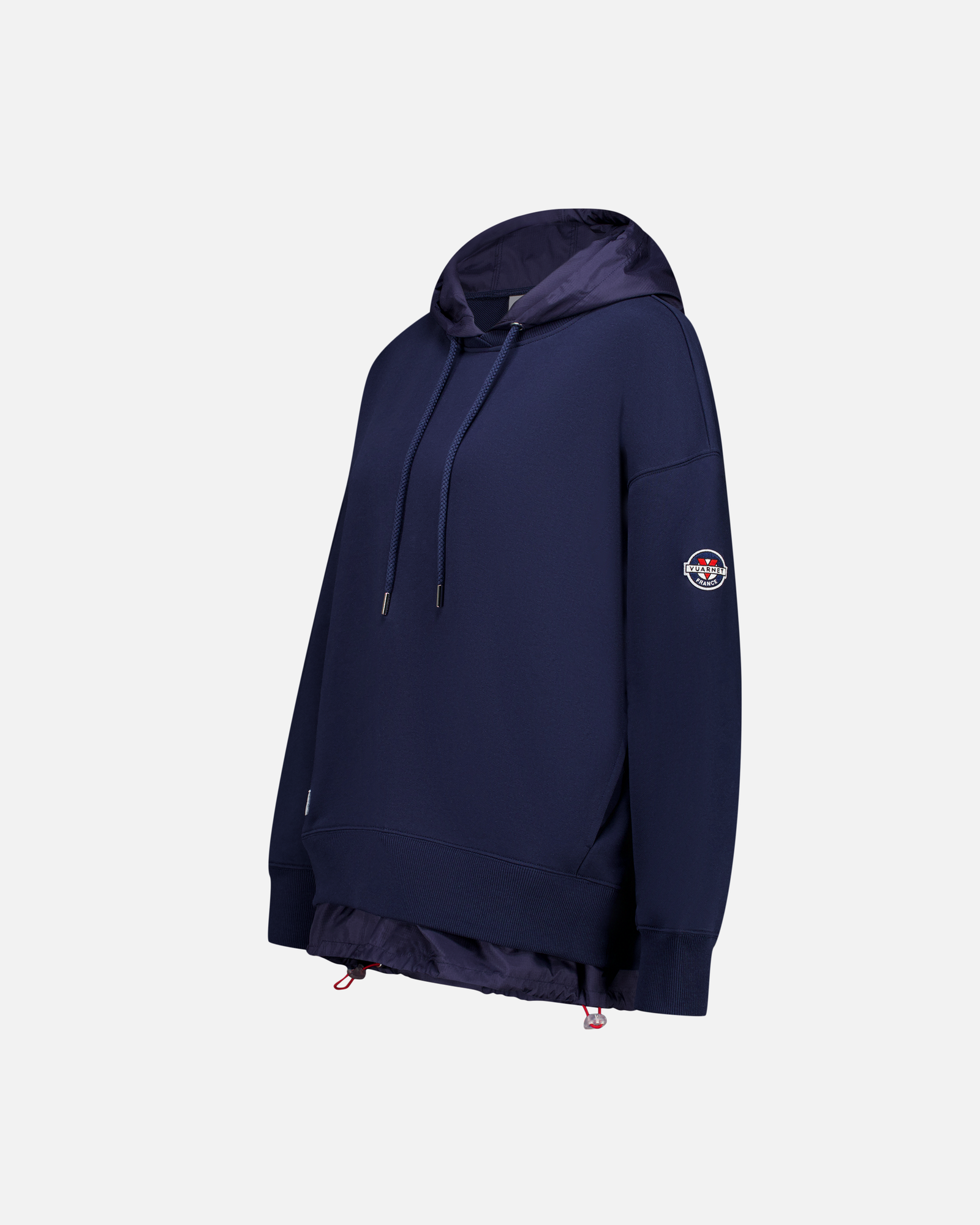 WOMEN'S NYLON HOOD SWEATSHIRT