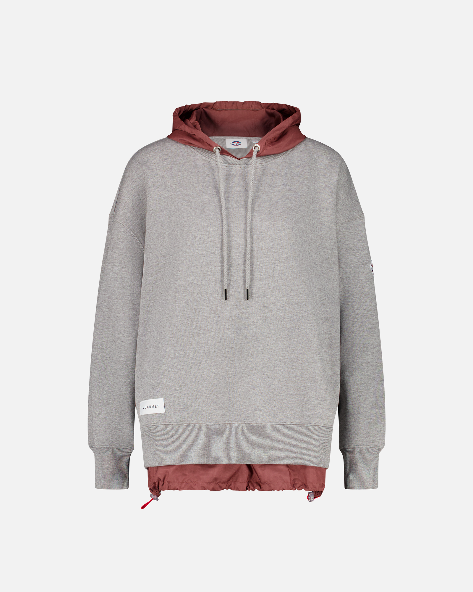 WOMEN'S NYLON HOOD SWEATSHIRT