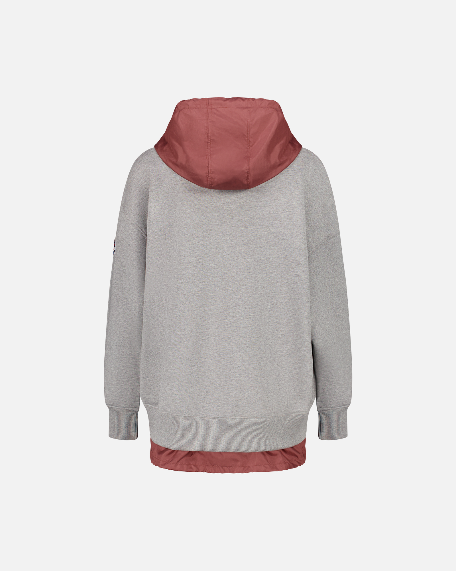 WOMEN'S NYLON HOOD SWEATSHIRT