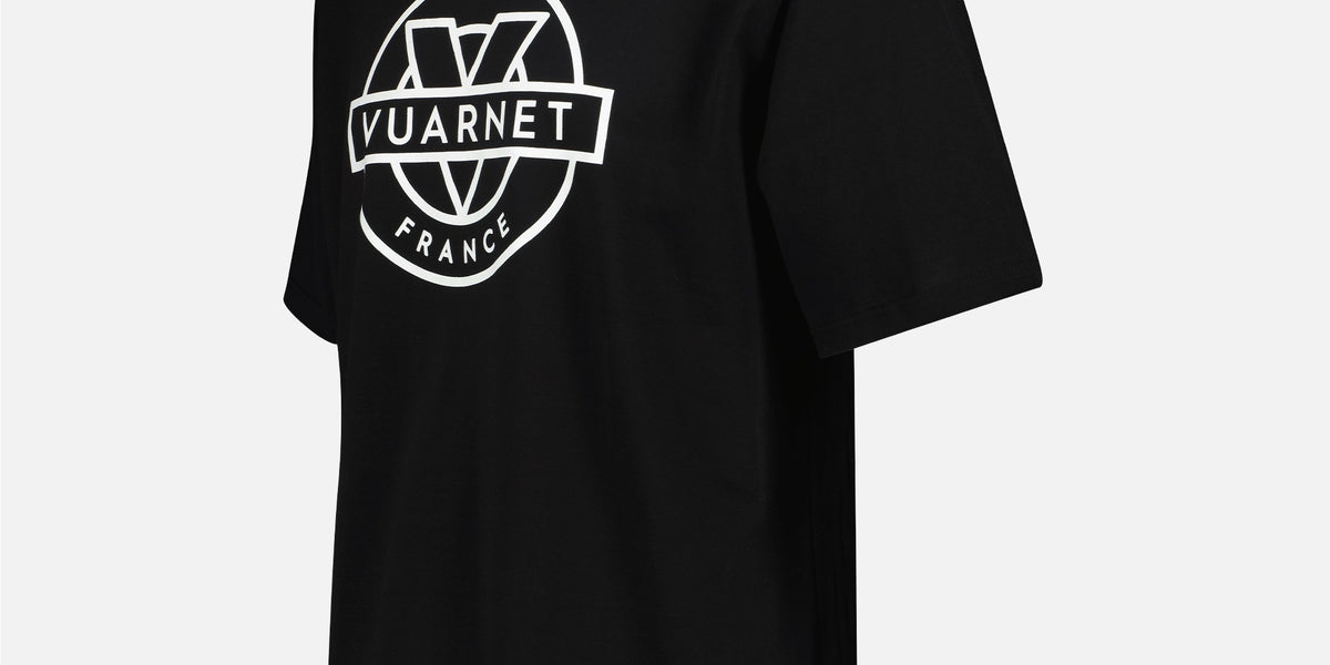 Vuarnet T-SHIRT OUTLINE EN COTON Black - Vêtements