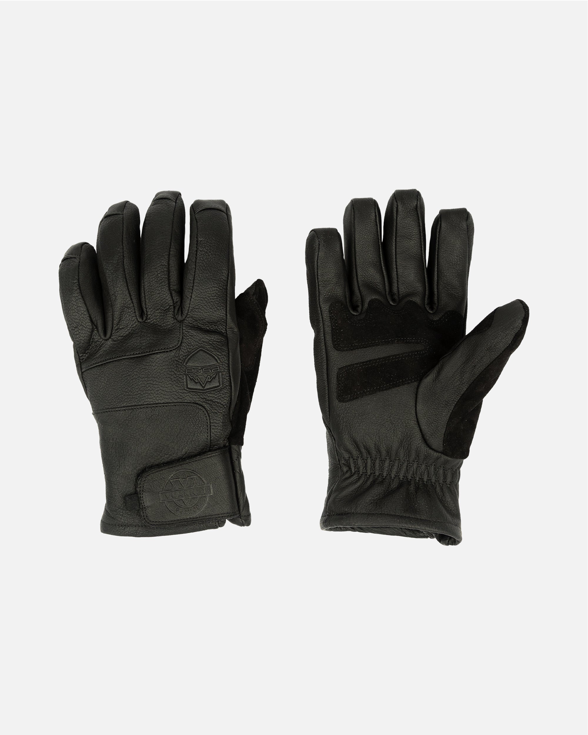 JUQUE GJ-026 Nubuck Combination Leather Gloves, D Brown