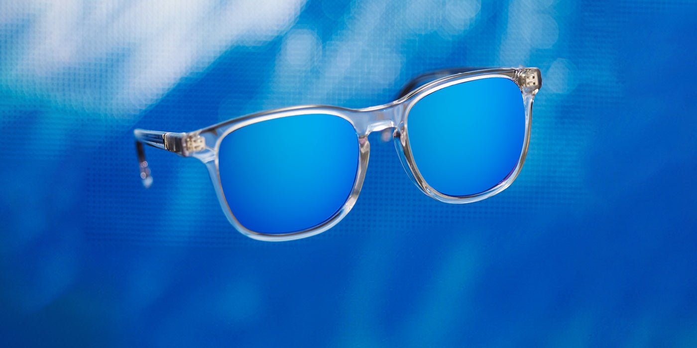 Catch Some Rays in new Belvedere Crystal Clear Bio Acetate Frames