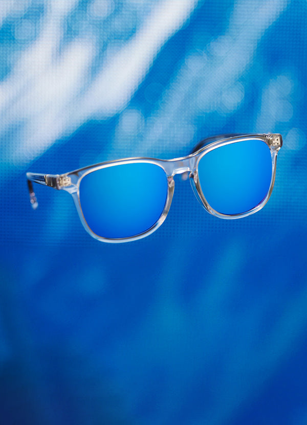 Catch Some Rays in new Belvedere Crystal Clear Bio Acetate Frames