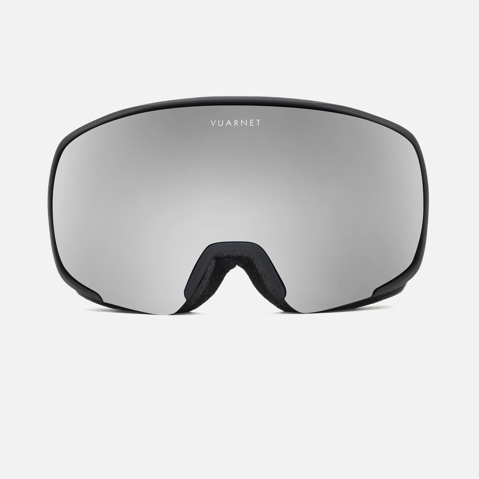 Vuarnet - Ski Goggles - Sunglasses - Snow Goggles - Black - Silver Flash - Large - Vm222100031223