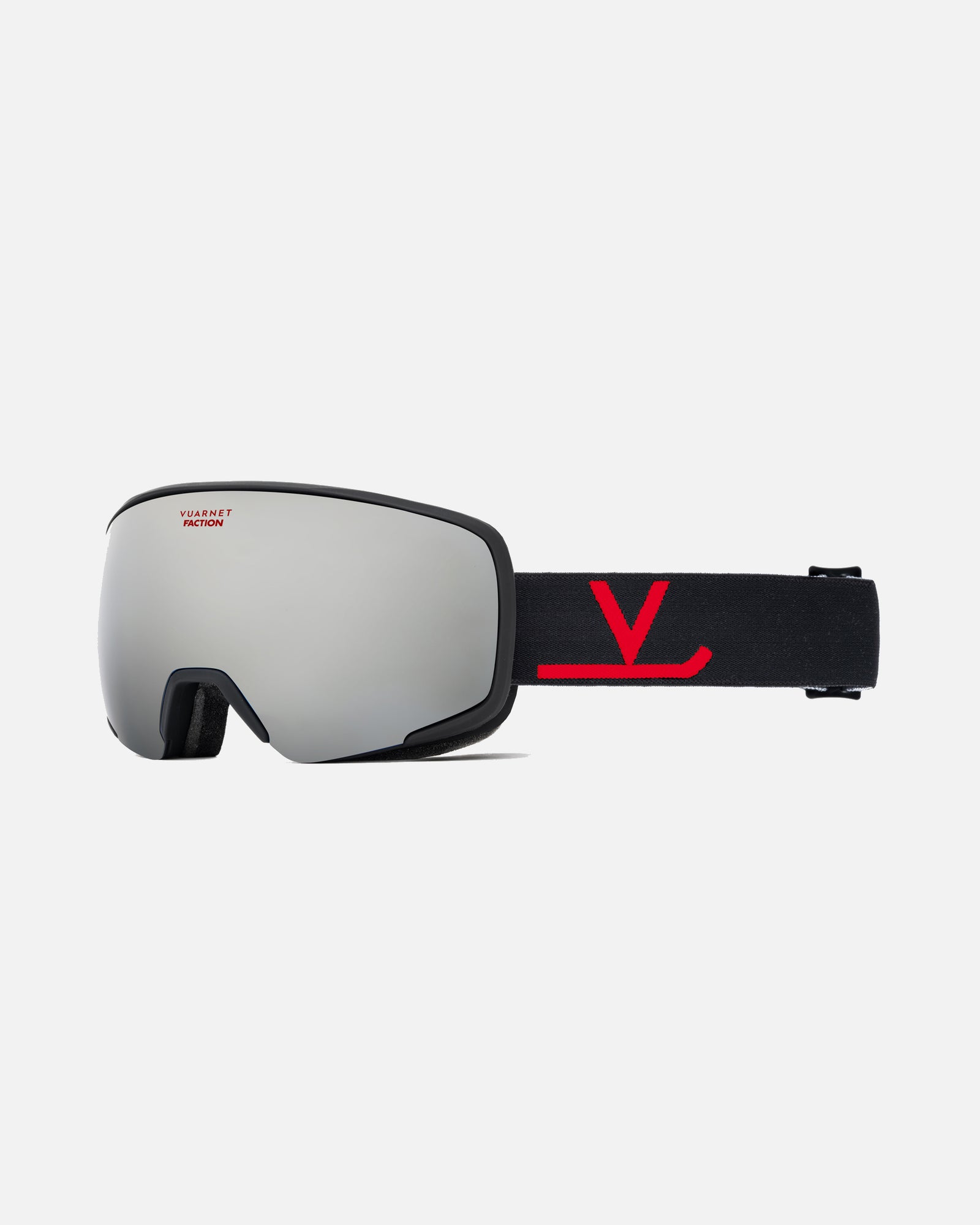 everest ski goggles Vuarnet - Ski Goggles - Sunglasses - Snow Goggles - Black - Silver Flash - Large - Vu40300001u