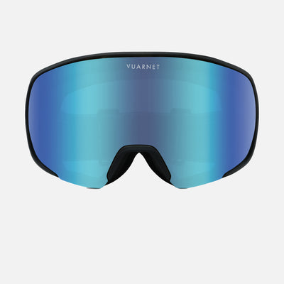 whistler ski goggles Vuarnet Vu40027u Goggles Unisex Black Shield Blue