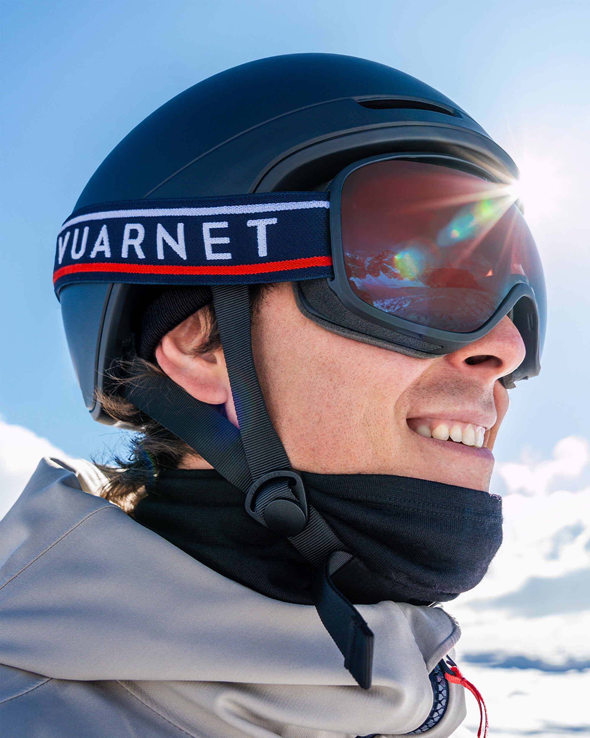 Vuarnet Black SKI GOGGLES Sport Sunglasses