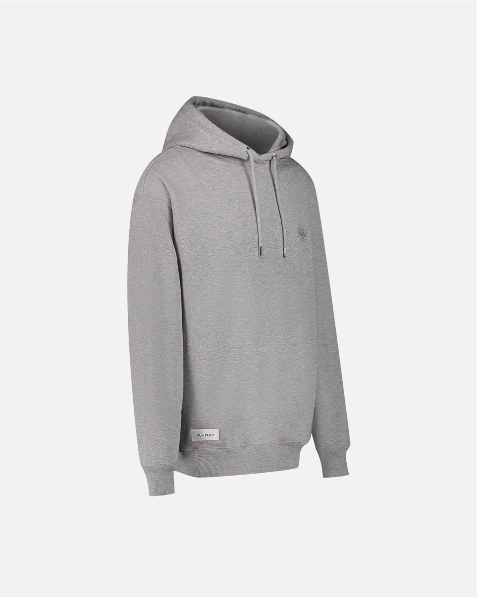 MEN HOODIE WITH STAMP LOGO