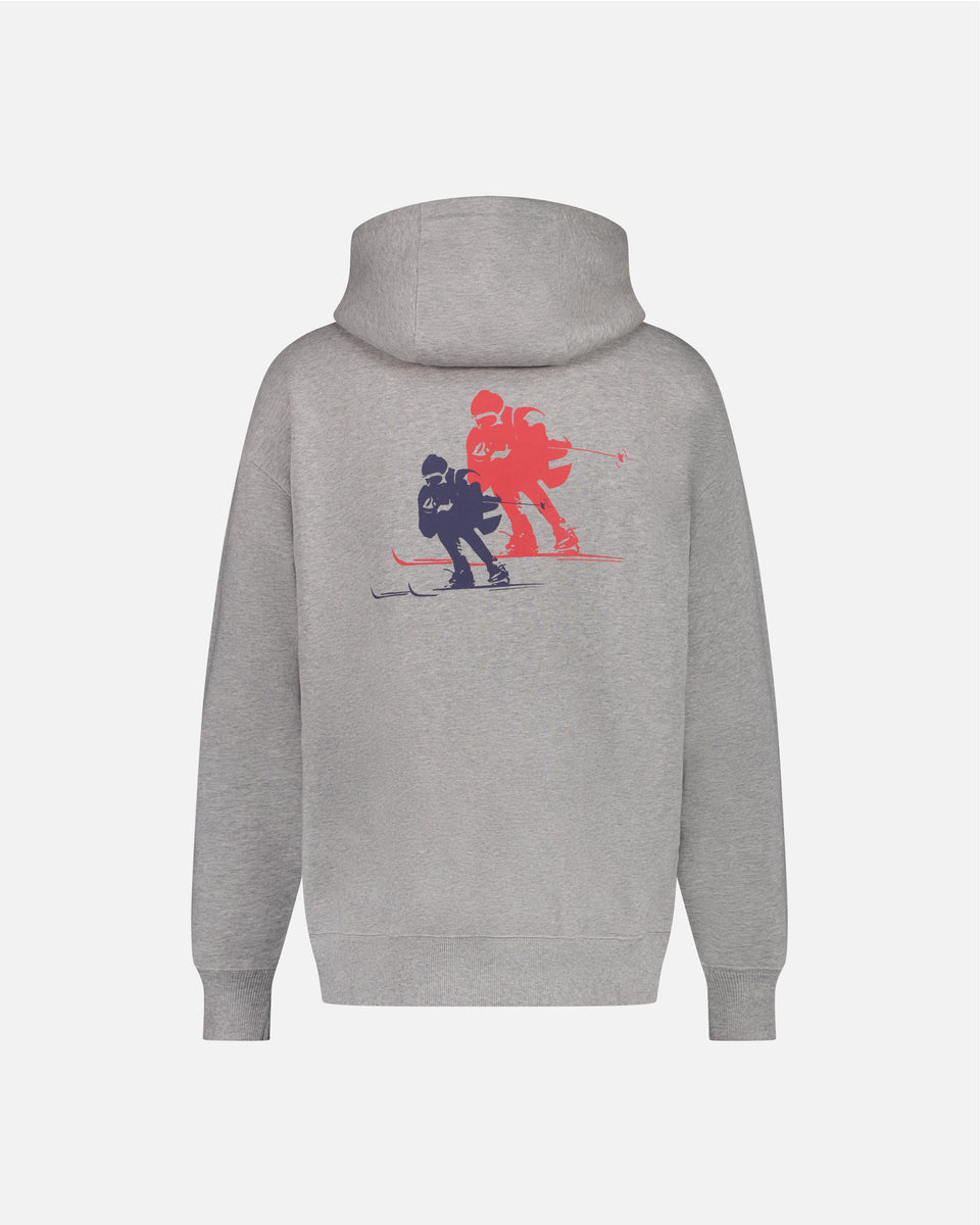 MEN HOODIE WITH SKI LOGO