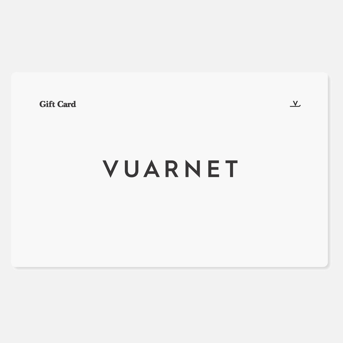 VUARNET E-GIFT CARD