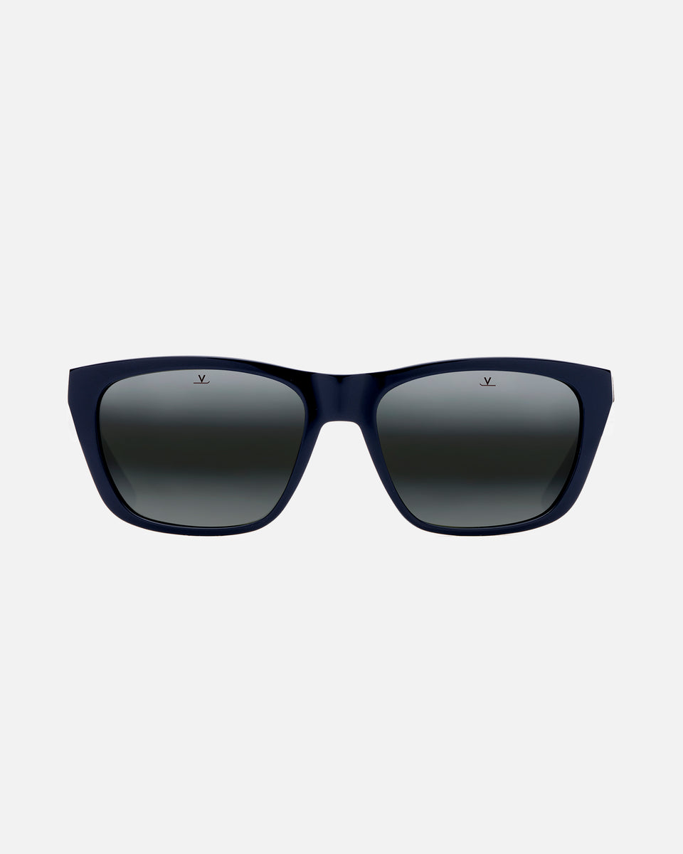 Aveuri 2023 Flat Top Goggle Sun Glasses Women Men Blue Frame